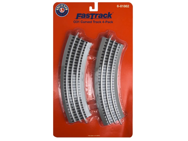 Lionel FasTrack O31 Full Curve 4 Pack, O Gauge - Image 3